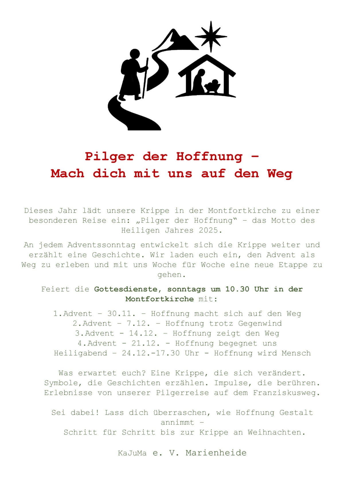 2025.11.27 Einladungsplakat Krippe 2026 - Pilger der Hoffnung (1) (2)