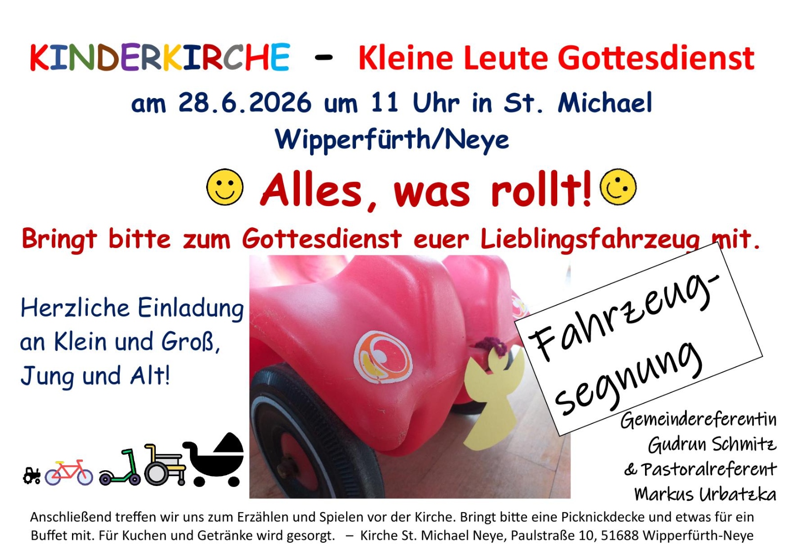 Fahrzeugsegnung