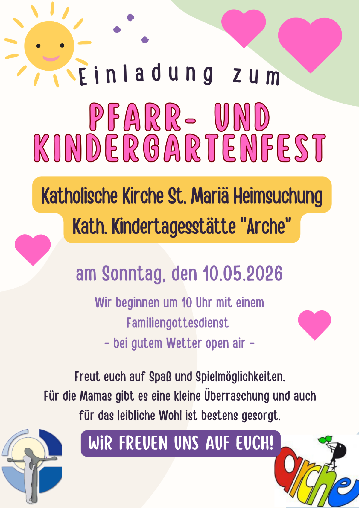 Kopie von Beige Gelb Verspielt Bunt Sommerfest Einladung Kindergarten A4 Do_20260427_220228_0000